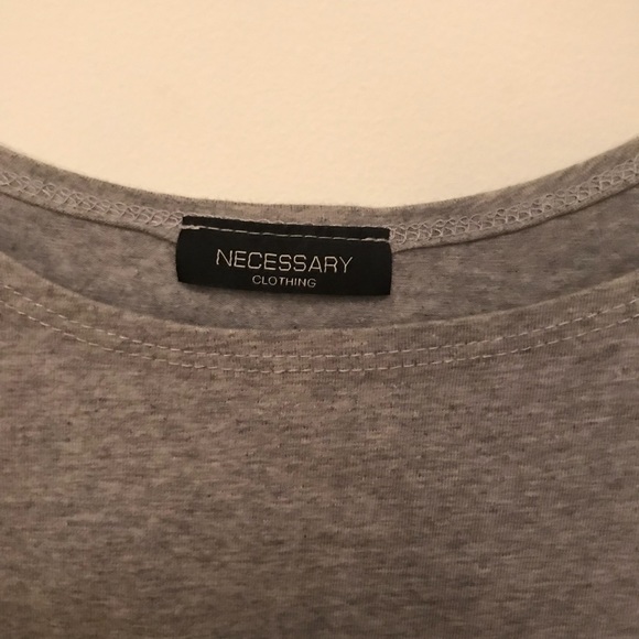 Gray Tank Crop Top - Picture 3 of 3